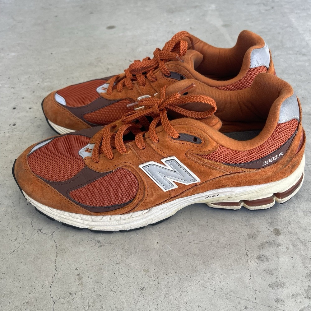 New Balance 2002R Protection Pack Vintage Orange Size 11 Men's With OG Box